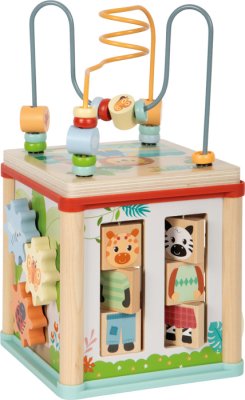 small foot Motorikwürfel aus Holz Dschungelfreunde