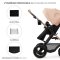 KINDERKRAFT Kombikinderwagen Moov 2 Air 3in1 Sand Beige