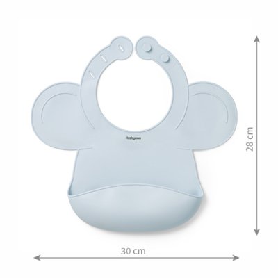 BABYONO Silikon-Lätzchen - Blau