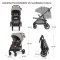 KINDERKRAFT Sportkinderwagen Grande Plus Grau