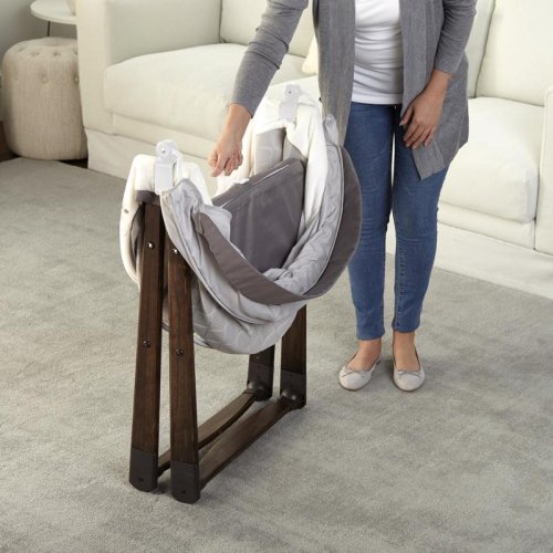 INGENUITY Schommelend opklapbaar houten bed Carrington 0m+ tot 7 kg, 2018