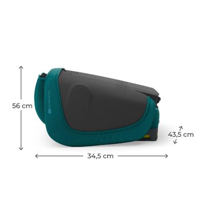 KINDERKRAFT Klappbarer Kindersitz Unity 2 I-Size (100-150 cm) Green