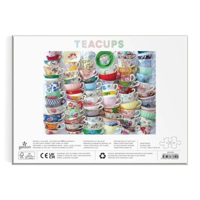 Puzzle Galison Tasses à thé 1000 pièces