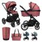 MUUVO Kombikinderwagen Slick 2.0 Set 2in1 Pure Pink