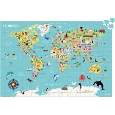 Vilac Puzzle Mappa del Mondo 500 pezzi