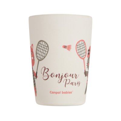 CANPOL BABIES Bonjour Paris Geschirrset 5-teilig rot