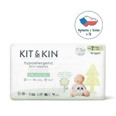 KIT&KIN Eco 2 pañales desechables (4-8 kg) 40uds