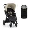 PETITE&MARS Kočárek sportovní Airwalk2 Sahara Beige + PETITE&MARS fusak Jibot