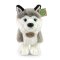 Rappa Chien husky en peluche debout 23 cm ECO-FRIENDLY