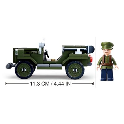 Sluban WWII M38-B0682 Sowiecki samochód terenowy GAZ 67