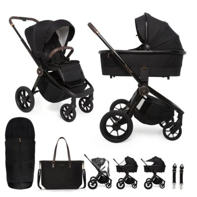 MUUVO Kombikinderwagen Quick SE 2 Sunset Black Set 2in1