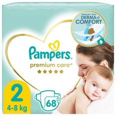 PAMPERS Premium Care πάνες μιας χρήσης 2 (4-8 κιλά) 68 τεμ.