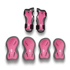 QPLAY Chrániče detské Pink, veľ. S, vek 3-5 rokov