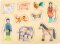 small foot Drewniane puzzle Życie na farmie