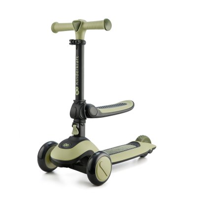 KINDERKRAFT Halley Grassland Hamaca y patinete 2 en 1