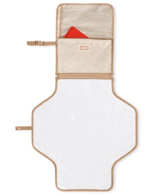 SKIP HOP Wickelauflage Reise 2in1 Pronto Beige Swirl Dot