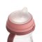 CANPOL BABIES Kubek silikonowy do picia FirstCup Bonjour Paris 250ml różowy