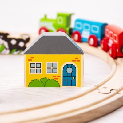 Bigjigs Rail Moja prva željeznica 19 dijelova