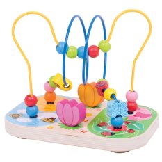 Bigjigs Baby Leseni motorični labirint travnik