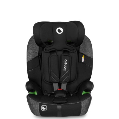 LIONELO Bilbarnstol Levi One i-Size (76-150 cm) Svart Grå