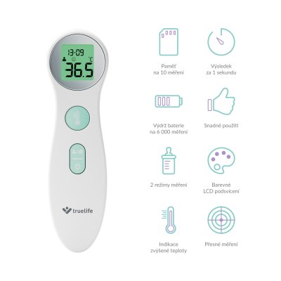 TRUELIFE Care Q6 berührungsloses Thermometer