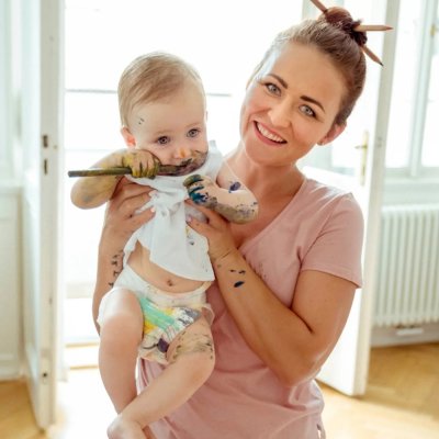 KOLORKY DAY Pieluszki jednorazowe eko, szczotka M (5-8 kg) 21 szt