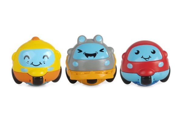 CHICCO Mini autíčka City Construction 3ks, 12m +