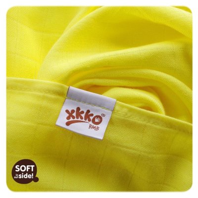 KIKKO Bambuswindeln Colours 70x70 (3 Stück) – Limette, Zitrone, Orange
