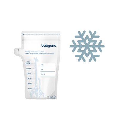BABYONO Worki na mleko matki 180 ml 30 szt