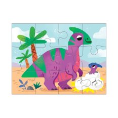 Mudpuppy Puzzle Dinozaury zestaw 4 w 1