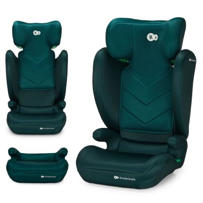 KINDERKRAFT Bilbarnstol i-Spark i-Size 100-150 cm Grön