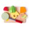 Bigjigs Toys Set Holz Lebensmittel Käse auf einem Brett