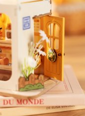 RoboTime Puzzle 3D din lemn Miniatură căsuță Brutăria Ursuleților