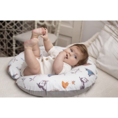 EKO Poduszka do karmienia mała Velvet Gardener Bear 60x60cm