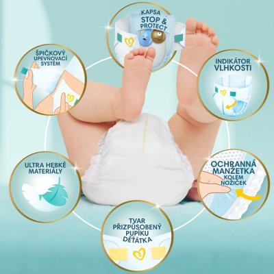 2x PAMPERS Premium Care Wegwerfwindeln Größe 2 (136 Stück) 4-8 kg