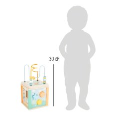 small foot Motorična kocka v pastelnih barvah