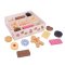 Bigjigs Toys Box mit Holzplätzchen
