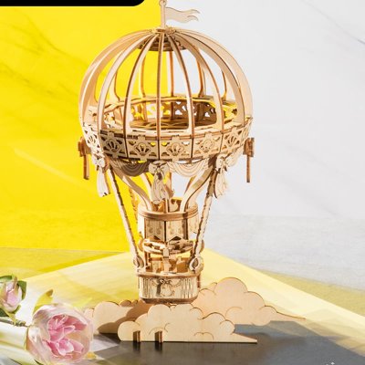RoboTime 3D Holzpuzzle Heißluftballon