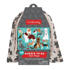 Mudpuppy Puzzle Psi u platnenoj vrećici 36 dijelova
