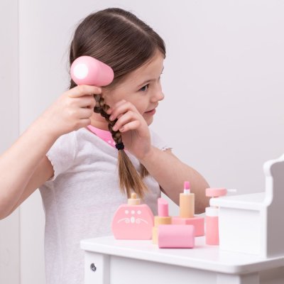 Bigjigs Toys Drewniany zestaw kosmetyczny