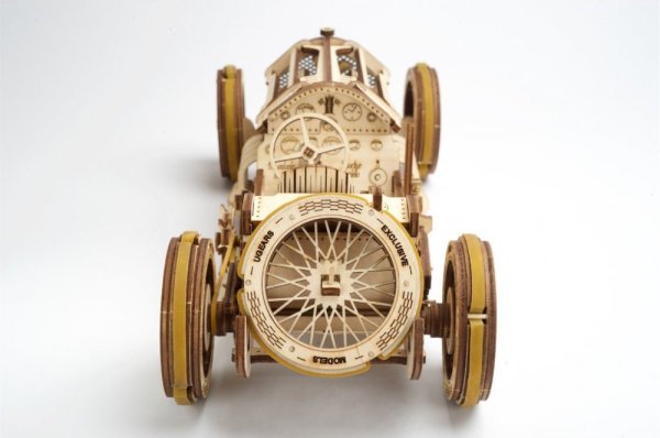 Ugears Drewniane Mechaniczne Puzzle 3D U9 Auto (Grand Prix)