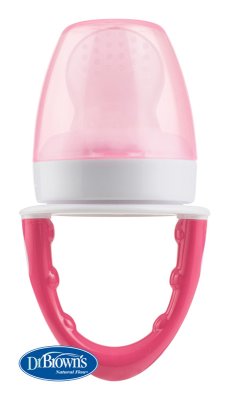 DR.BROWN'S Schnuller zum Füttern von FreshFirsts rosa, 4m+