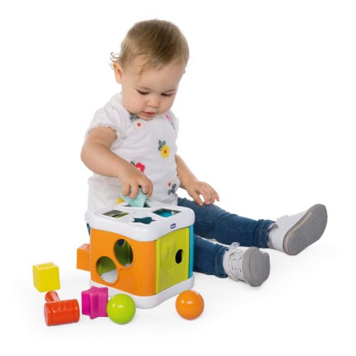 CHICCO Play cube Sort&Beat 2in1, 6m+