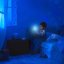 PABOBO Licht zum Einschlafen Lumilove Barbapapa leuchtender Freund Blau