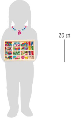Small Foot Drewniane koraliki w pudełku Vivien