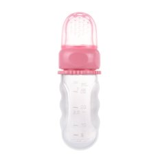 CANPOL BABIES Silicone feeding net with container pink