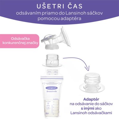 LANSINOH Muttermilch-Aufbewahrungsbeutel 180 ml, 50 Stk