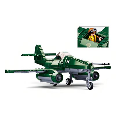 Sluban Battaglia di Budapest M38-B0977 Aereo da caccia Me 262