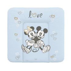 CEBA Trocador macio para cômoda (75x72) Disney Minnie e Mickey Azul
