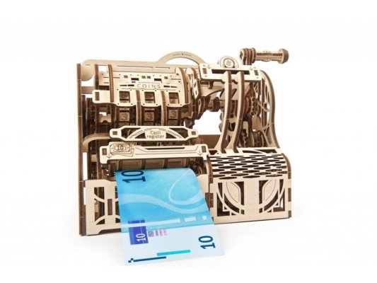 Puzzle 3D en bois mécanique Ugears - La Tirelire